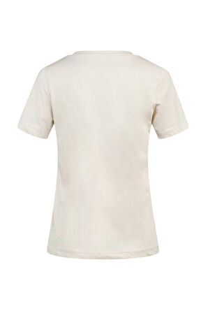 2AS ALONE BASKILI V YAKA KADIN T-SHİRT 403