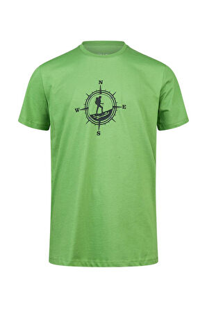 2AS Alex Baskılı Erkek Sıfır Yaka T-Shirt