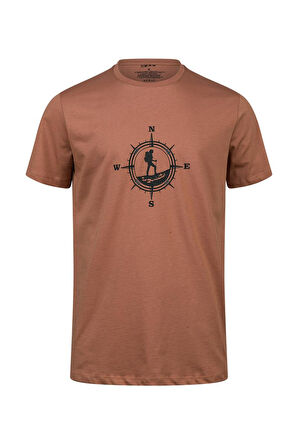 2AS Alex Baskılı Erkek Sıfır Yaka T-Shirt