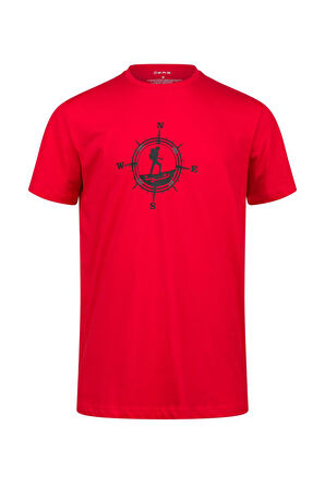 2AS Alex Baskılı Erkek Sıfır Yaka T-Shirt