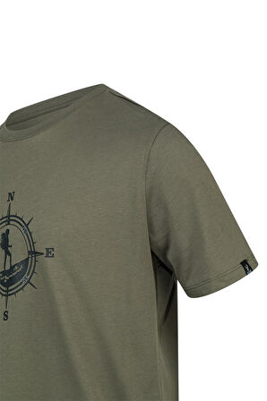 2AS Alex Baskılı Erkek Sıfır Yaka T-Shirt
