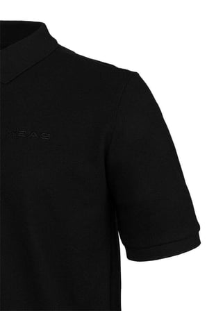 2as Art Erkek Polo Yaka Siyah T-shirt 2ASARTTPFBM25