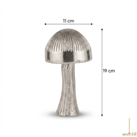 MUSHROOM SILVER OBJE KÜÇÜK BOY 11x11x19