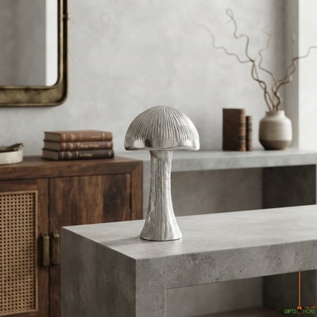 MUSHROOM SILVER OBJE BÜYÜK BOY 16x16x26