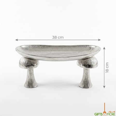 MUSHROOM SILVER AYAKLI GONDOL 38X16X18