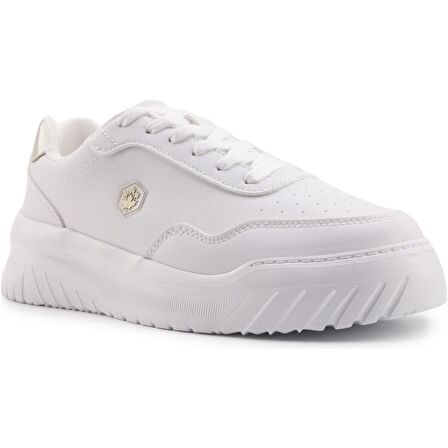 LUMBERJACK RYNERA 4FX BEYAZ ALTIN COMFORT CASUAL GÜNLÜK SNEAKER 