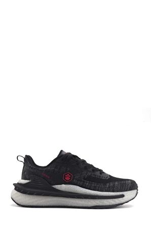 Lumberjack Seraton 4Fx Erkek Sneaker Ayakkabı - Siyah-Kırmızı