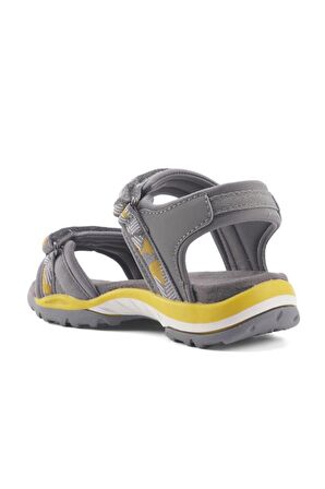 Lumberjack YOBO 4FX 101511171 Erkek Çocuk Sandalet Gri Sarı 31-35 