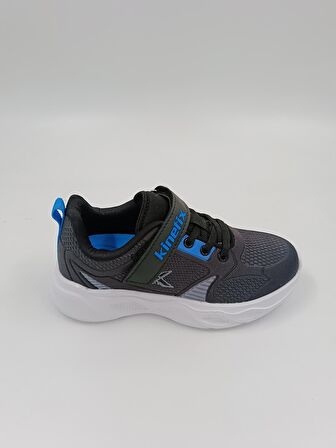 KİNETİX LİSTER SİYAH MAVİ CIRTLI ÇOCUK SNEAKER