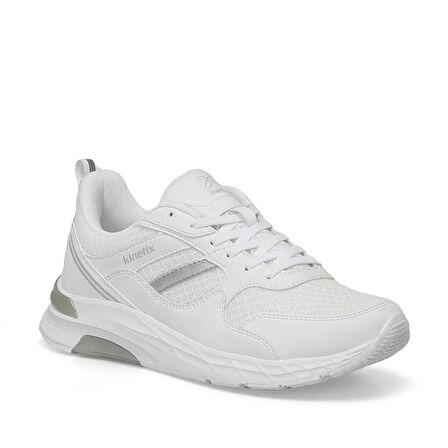 KINETIX 4M AXION TX W 4FX,BAYAN SPOR AYAKKABI BEYAZ,GUMUS 36/40 Beyaz - Gümüs