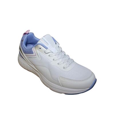 KİNETİX Kadın Beyaz Gri Runnıng Fileli Sneaker Spor Yürüyüş Ayakkabısı
