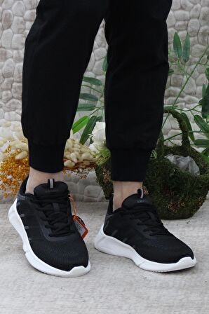 Kinetix Lıster TX 4FX Siyah Beyaz X-SOFT Yumuşak Taban Sneaker Erkek Ayakkabı