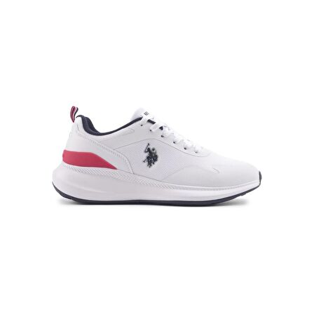 U.S.POLO ASSN.ATLANTIC 4FX BEYAZ LACİVERT COMFORT CASUAL ANATOMİK SPOR AYAKKABISI