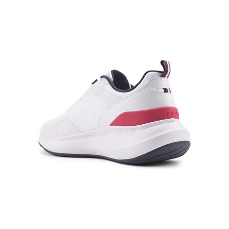 U.S.POLO ASSN.ATLANTIC 4FX BEYAZ LACİVERT COMFORT CASUAL ANATOMİK SPOR AYAKKABISI
