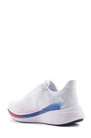 BLAKE 4FX Beyaz Erkek Koşu Ayakkabısı-Beyaz-Mavı -Kırmızı