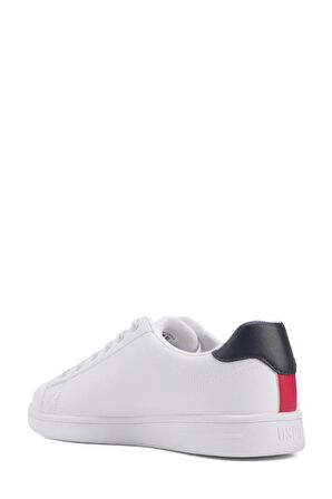 U.S Polo Assn. COSTA 4FX 101501686 Erkek SNeaker Ayakkabı Beyaz Laci Kırmızı 40-45 