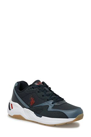 HUSKY 4FX Lacivert Erkek Sneaker-Lacivert-Kırmızı -Mavı