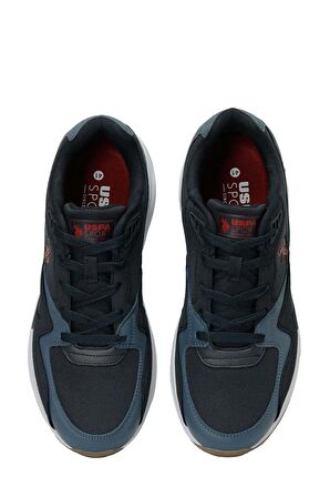 HUSKY 4FX Lacivert Erkek Sneaker-Lacivert-Kırmızı -Mavı