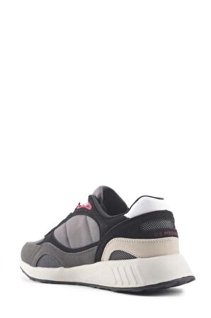 U.S.POLO ASSN LEMAR 4FX GRİ KIRMIZI COMFORT CASUAL SPOR AYAKKABISI