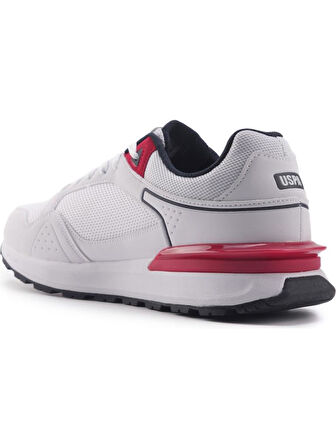 U.S.POLO ASSN MARTIN 4FX BEYAZ LACİ KIRMIZI COMFORT CASUAL SPOR AYAKKABI