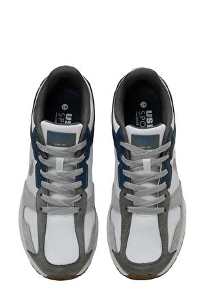 . PETER SU 4FX 101502094 Erkek Sneaker Aykkabı Beyaz Gri Mavi 40-45
