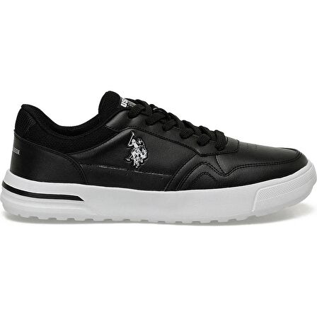 U.S.POLO ASSN SAMPO 4FX SİYAH BEYAZ COMFORT CASUAL SPOR AYAKKABISI