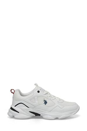 U.S.POLO ASSN BOB 4FX BEYAZ LACİVERT COMFORT CASUAL ANATOMİK SPOR AYAKKABISI