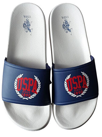 U.S.POLO ASSN GLB 4FX BEYAZ LACİVERT GÜNLÜK SPOR PLAJ TERLİĞİ