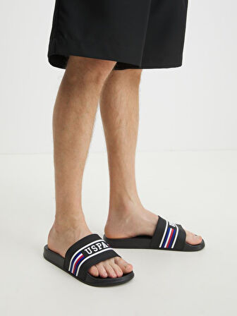 U.S.POLO ASSN LEON 4FX SİYAH GÜNLÜK SPOR PLAJ TERLİĞİ