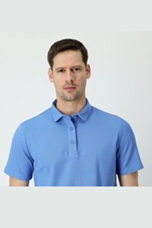 Kinetix Erkek Açık Mavi M-SN328 4FX Polo Yaka T-shirt 101509957