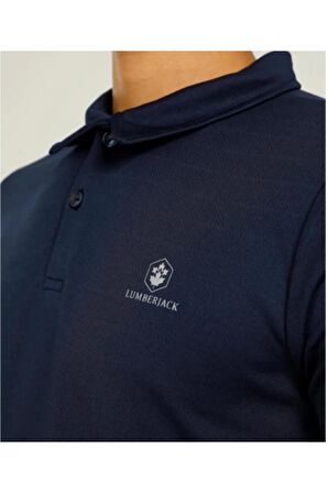 Lumberjack Erkek Lacivert Polo Yaka CT461 Sherman T-shirt 101497442