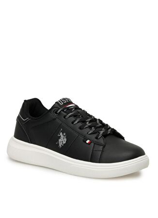 U.S. Polo Assn. Siyah Erkek Sneaker ARES 4FX