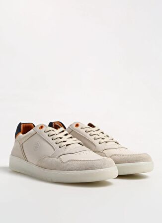 Lumberjack Beyaz Erkek Deri Sneaker ITANIO 4FX