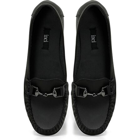 İNCİ TROPY SİYAH RENK KADIN LOAFER