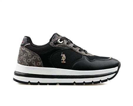 U.S.Polo Assn. 4P Shery 4Fx Kadın Günlük Ayakkabı 101532625 Siyah