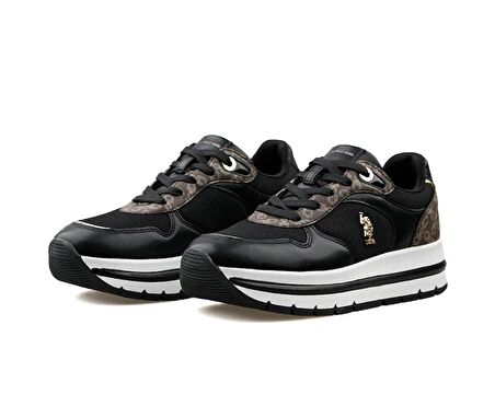 U.S.Polo Assn. 4P Shery 4Fx Kadın Günlük Ayakkabı 101532625 Siyah