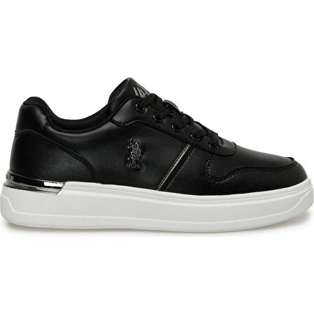 U.S.POLO ASSN.ALKA 4FX SİYAH COMFORT CASUAL GÜNLÜK SPOR AYAKKABISI