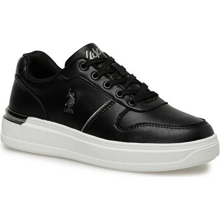 U.S.POLO ASSN.ALKA 4FX SİYAH COMFORT CASUAL GÜNLÜK SPOR AYAKKABISI