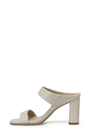 Matıld 4fx Krem Kadın Topuklu Terlik