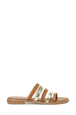 Wongal 4fx Taba Kadın Düz Terlik