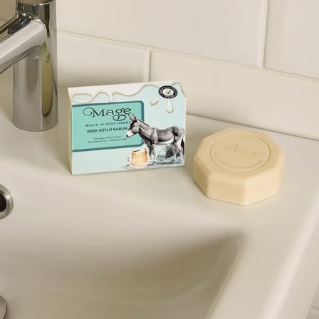 Mage Eşek Sütlü Sabun - Beyaz - 100 gr