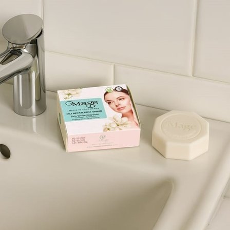 Mage Beyazlatıcı Sabun - Beyaz - 100 gr