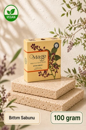 Mage Doğal Bıttım Sabunu 100 gram 1 adet hediyelik kutuda