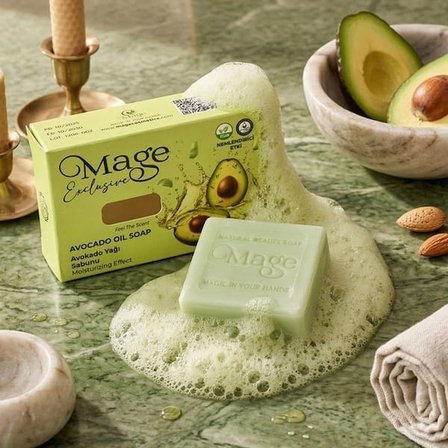 Mage Avokado Yağı Sabunu - Yeşil