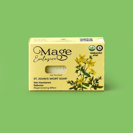 Mage Sarı Kantaron Sabunu - Krem