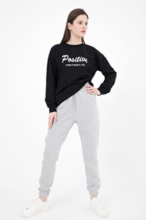 defy's KADIN JOGGER EŞOFMAN ALTI GRİ - XL