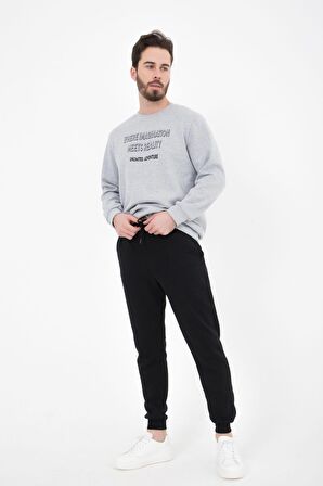 defy's ERKEK JOGGER EŞOFMAN ALTI SİYAH - S