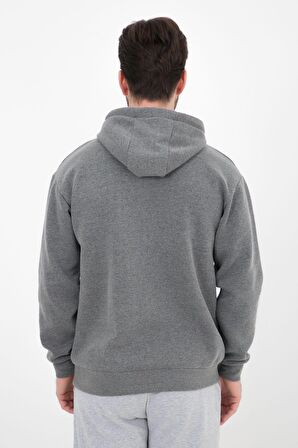 defy's ERKEK BASIC KAPÜŞONLU SWEATSHIRT ANTRASİT - XL
