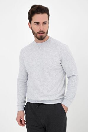 Erkek Basic Dokulu Sweat