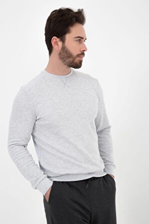 Erkek Basic Dokulu Sweat